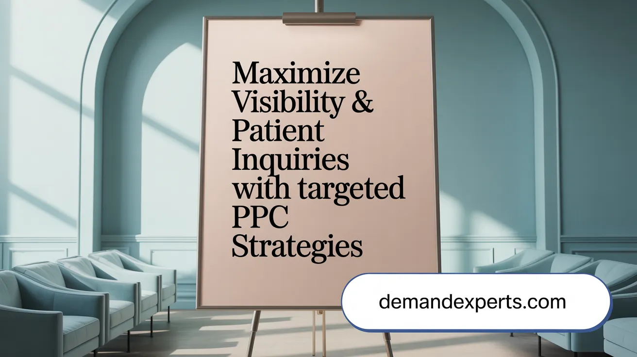 Maximize Visibility &amp; Patient Inquiries with Targeted PPC Strategies