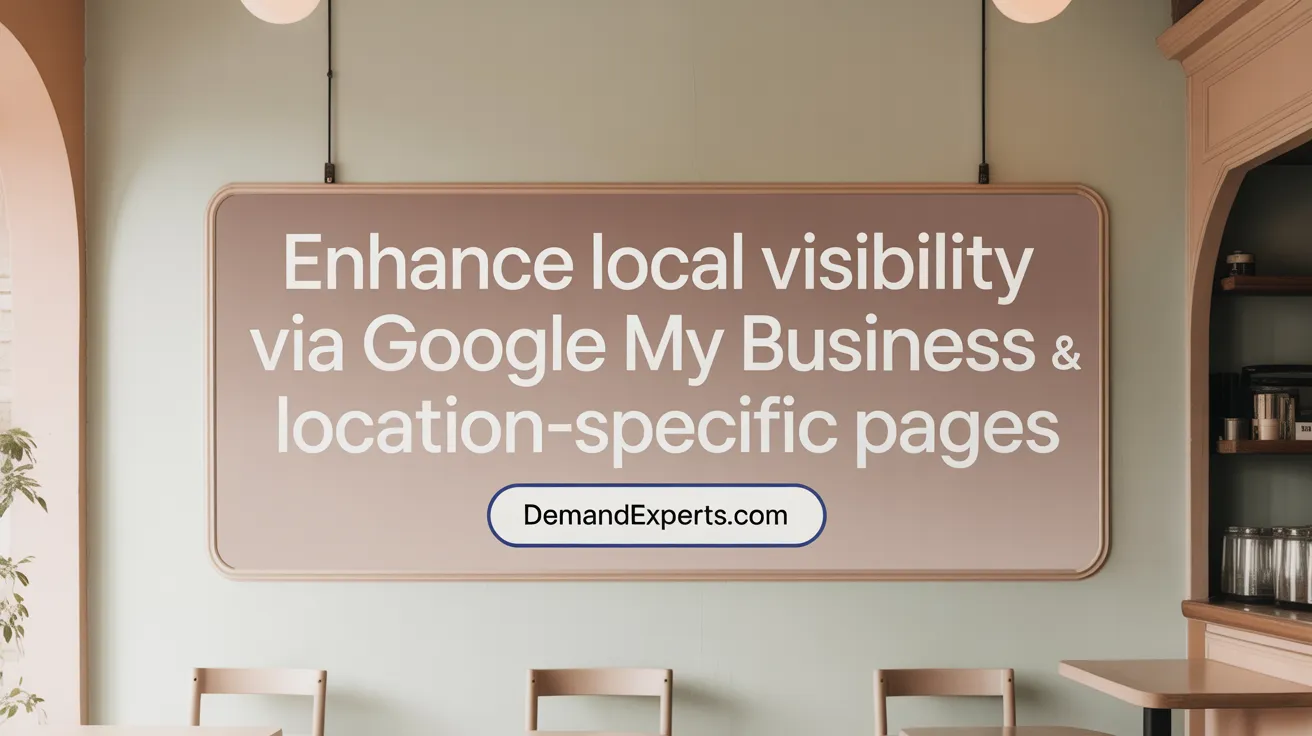 Enhance Local Visibility via Google My Business &amp; Location-Specific Pages