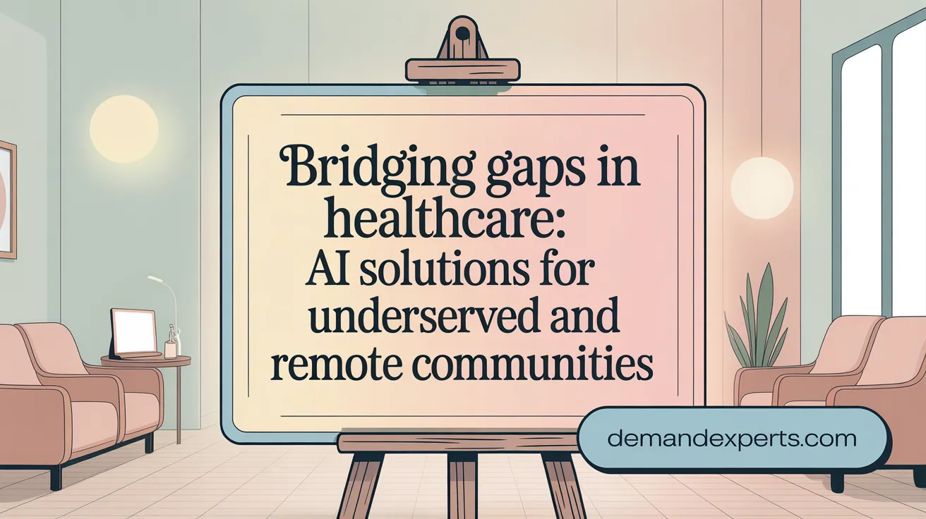 Bridging Gaps in Healthcare: AI Solutions for Underserved and Remote Communities
