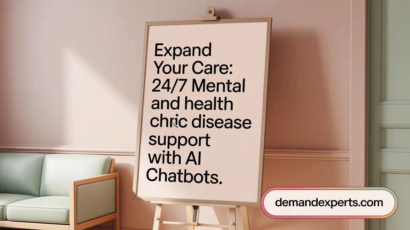 Expand Your Care: 24/7 Mental Health and Chronic Disease Support with AI Chatbots