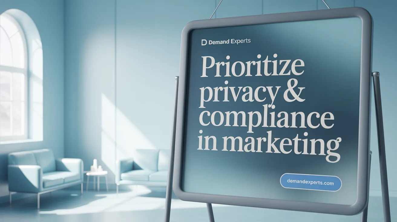 Prioritize Privacy &amp; Compliance in Marketing
