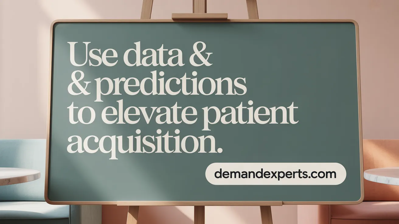 Use Data &amp; Predictions to Elevate Patient Acquisition