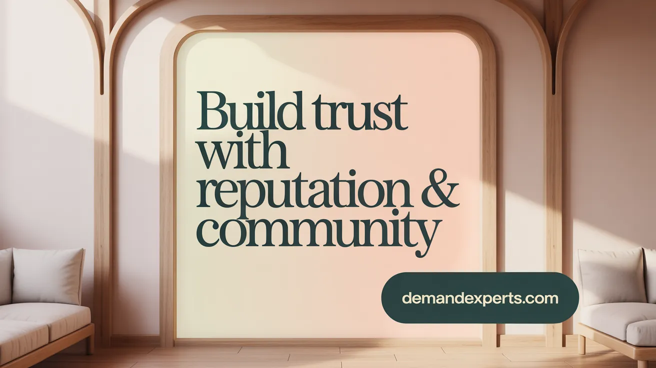 Build Trust with Reputation &amp; Community