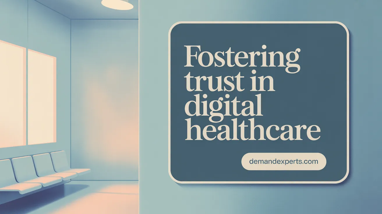 Fostering Trust in Digital Healthcare