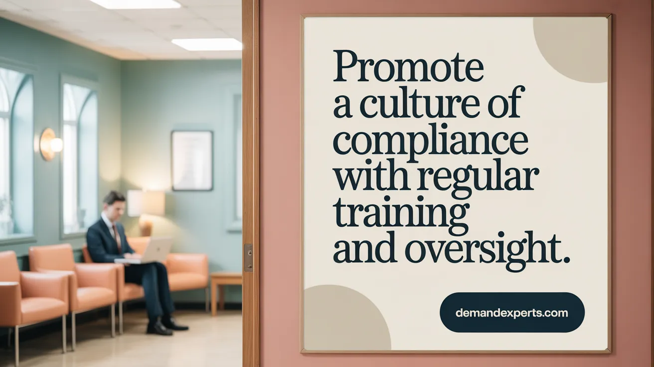 Promote a Culture of Compliance with Regular Training and Oversight