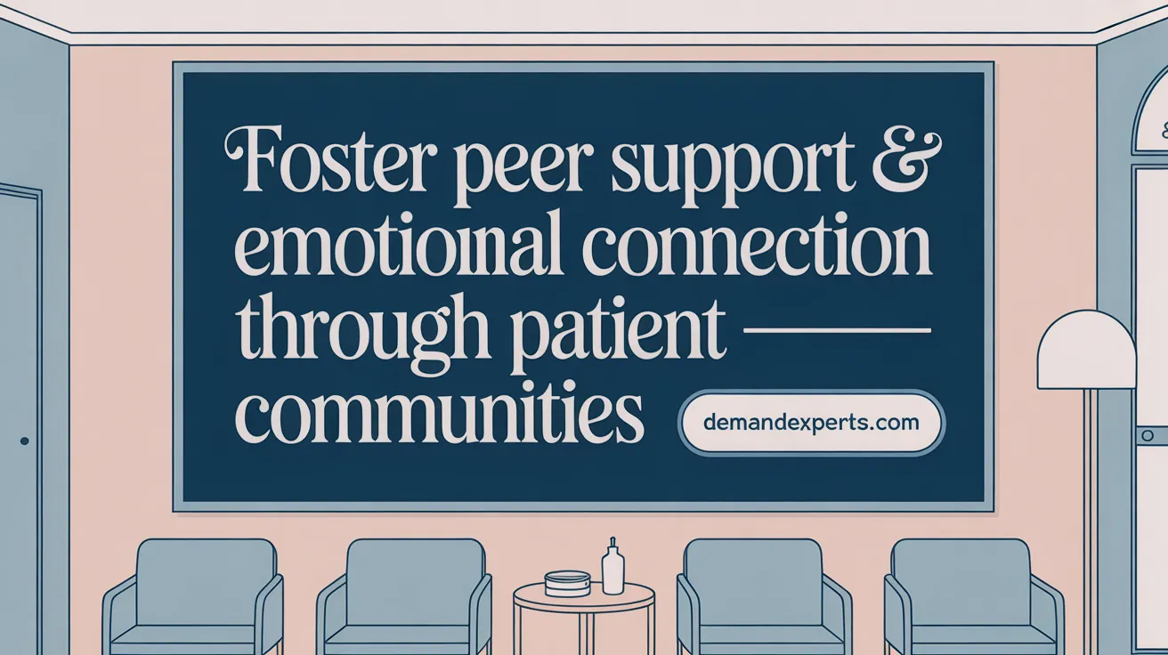 Foster Peer Support &amp; Emotional Connection Through Patient Communities