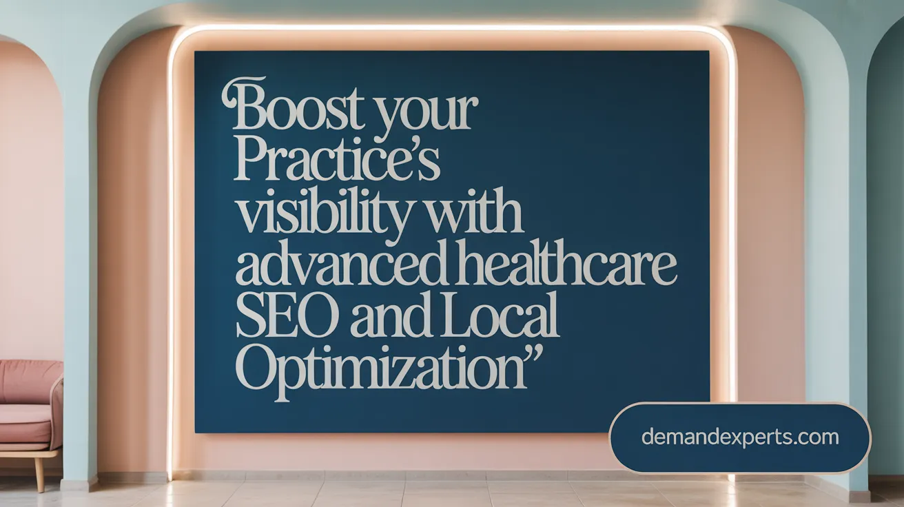 Boost Your Practice’s Visibility with Advanced Healthcare SEO and Local Optimization