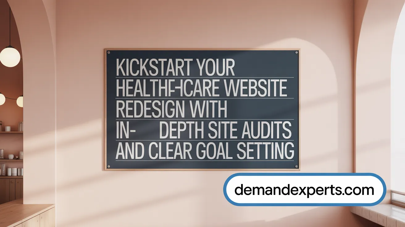 Kickstart Your Healthcare Website Redesign with In-Depth Site Audits and Clear Goal Setting