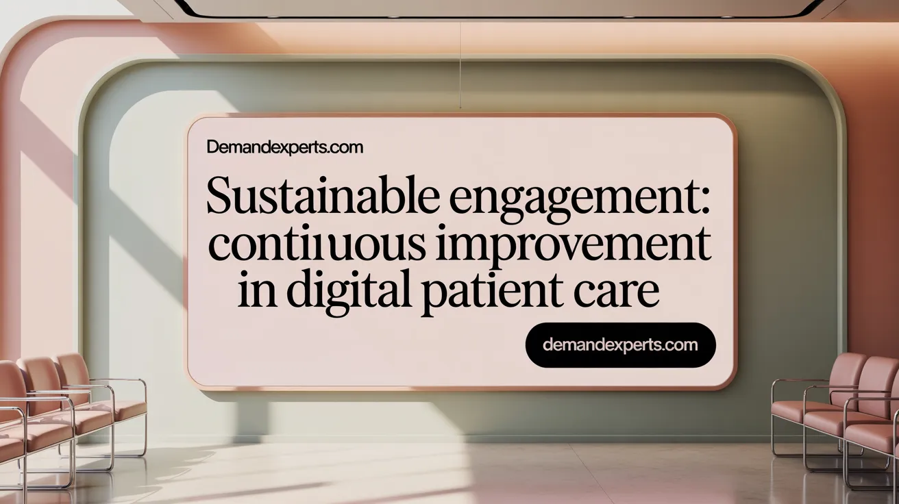 Sustainable Engagement: Continuous Improvement in Digital Patient Care
