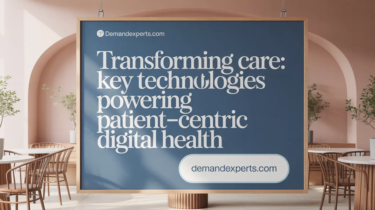 Transforming Care: Key Technologies Powering Patient-Centric Digital Health