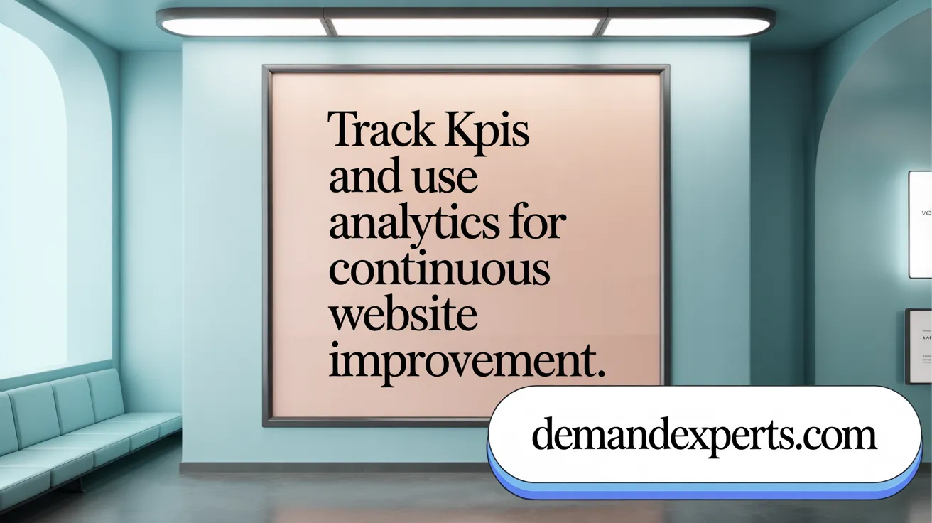 Track KPIs and Use Analytics for Continuous Website Improvement