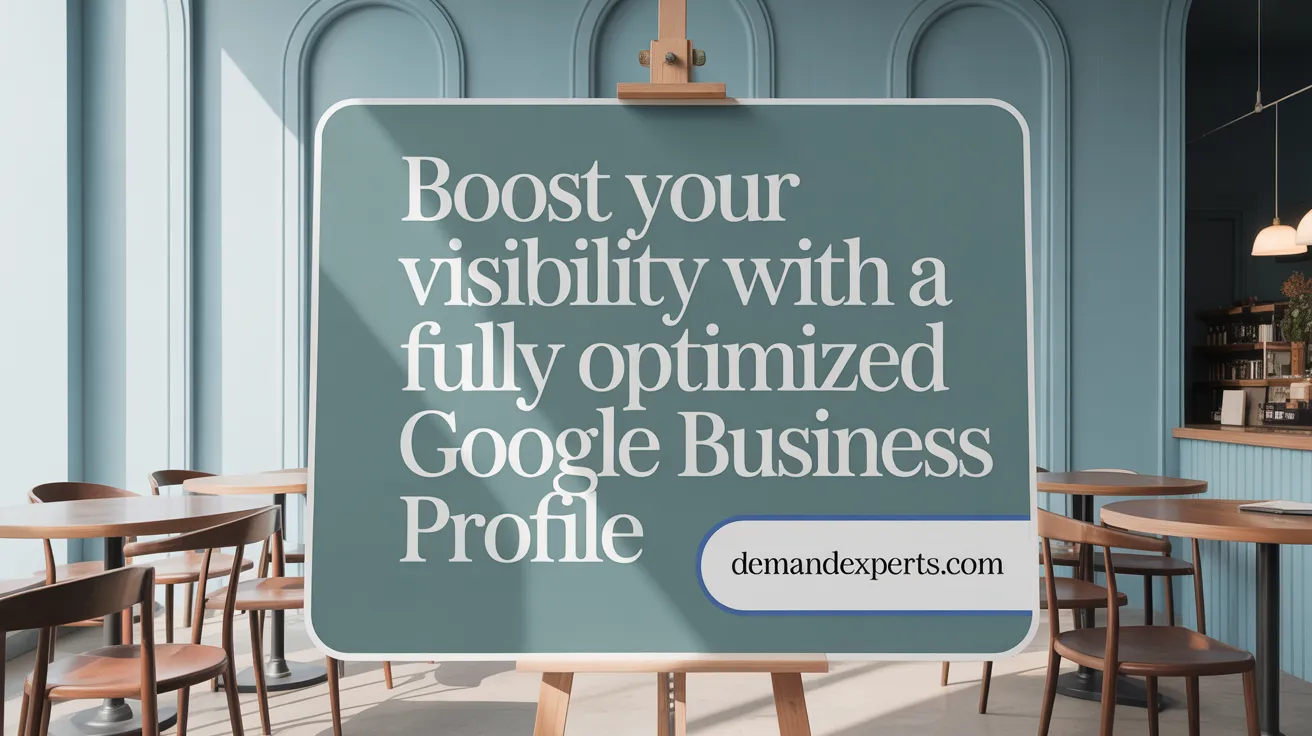 Boost Your Visibility with a Fully Optimized Google Business Profile