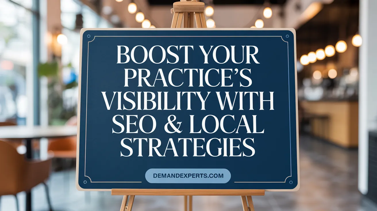 Boost Your Practice's Visibility with SEO &amp; Local Strategies