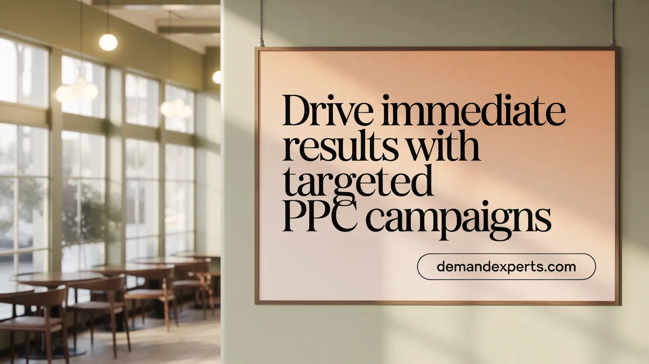 Drive Immediate Results with Targeted PPC Campaigns