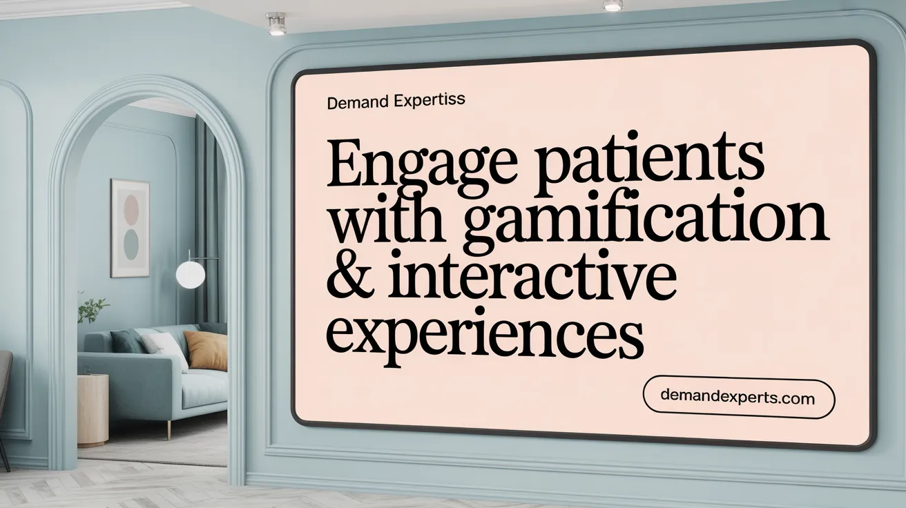 Engage Patients with Gamification &amp; Interactive Experiences