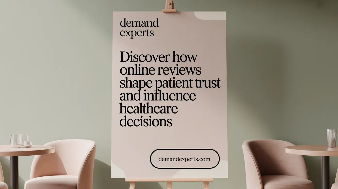Discover how online reviews shape patient trust and influence healthcare decisions