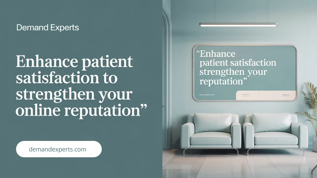 Enhance Patient Satisfaction to Strengthen Your Online Reputation