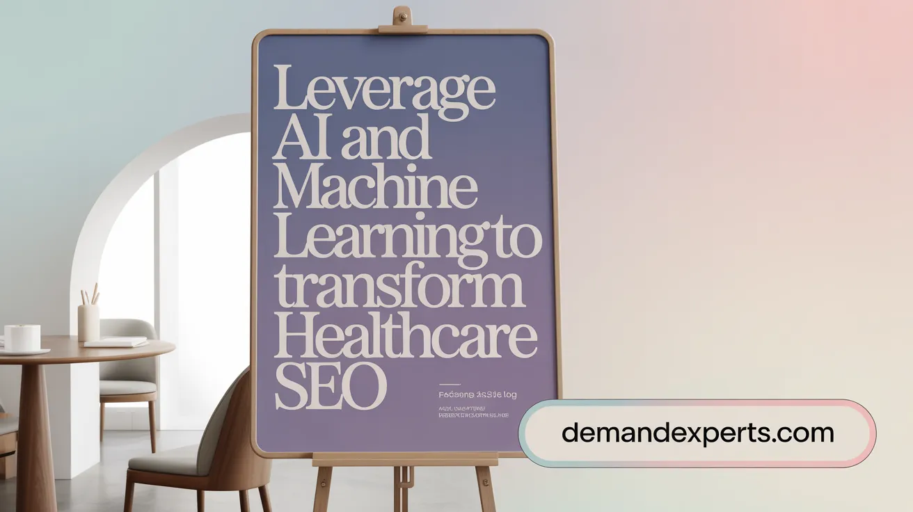 Leverage AI and Machine Learning to Transform Healthcare SEO