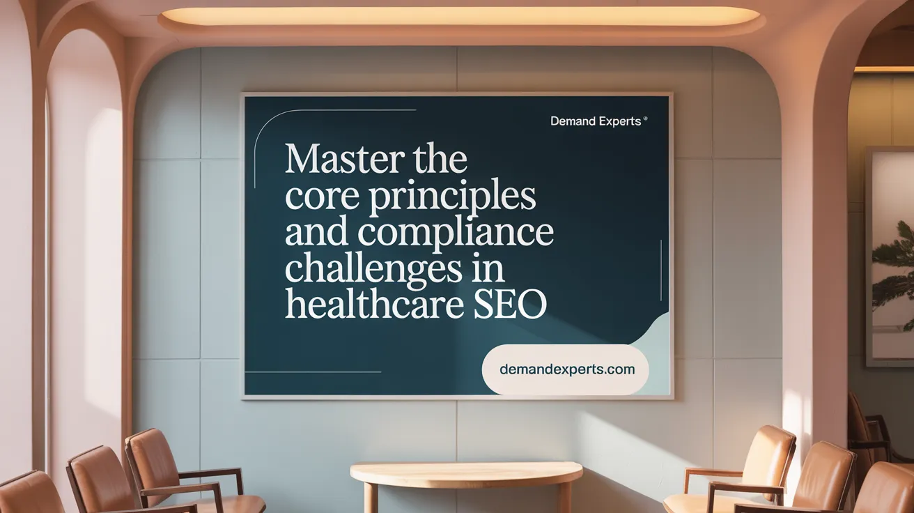 Master the Core Principles and Compliance Challenges in Healthcare SEO