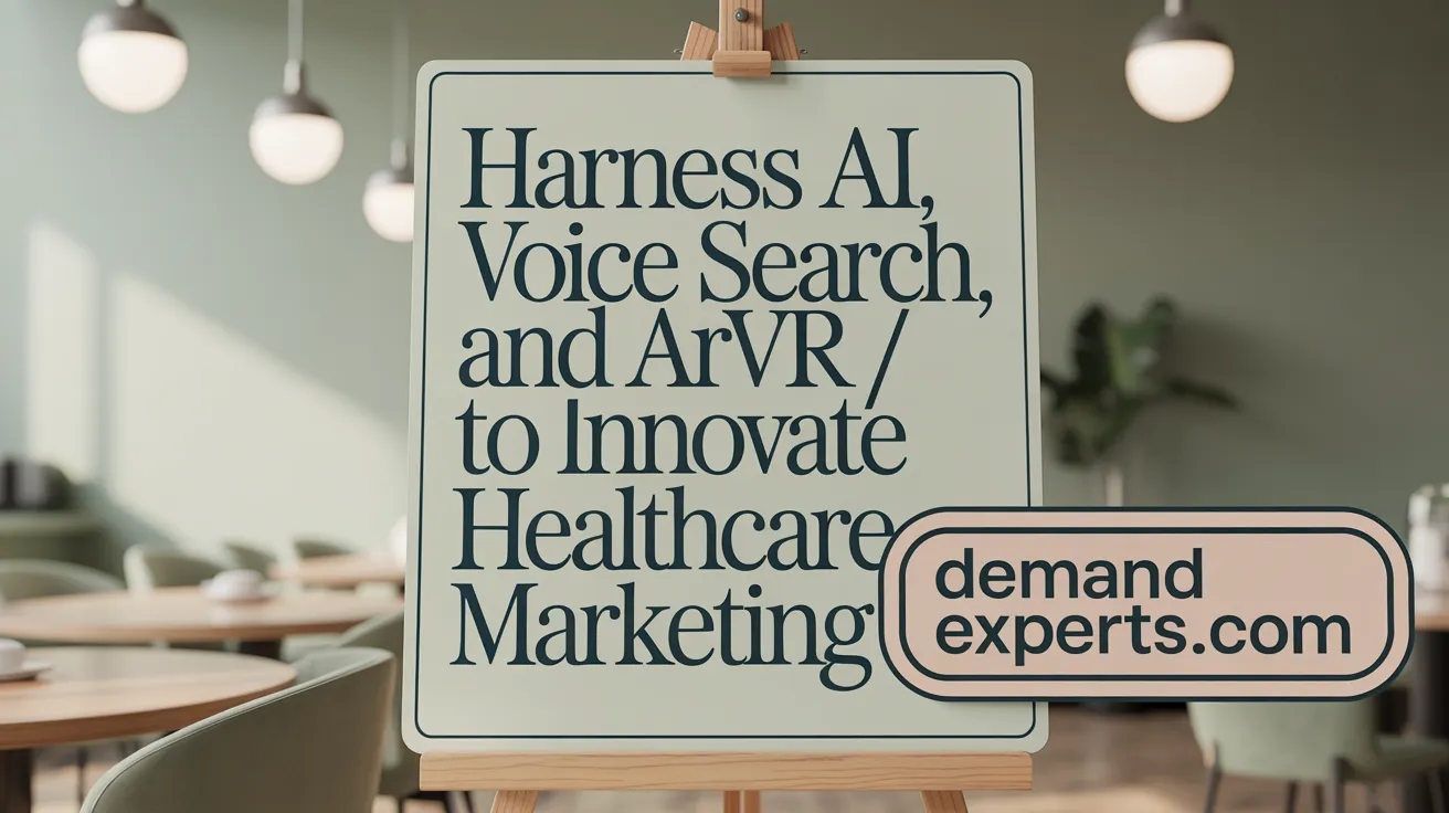 Harness AI, Voice Search, and AR/VR to Innovate Healthcare Marketing