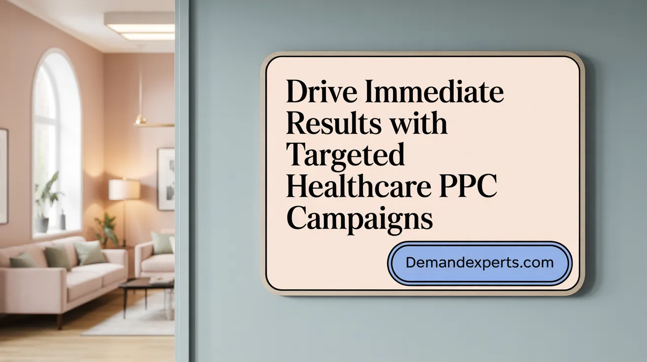 Drive Immediate Results with Targeted Healthcare PPC Campaigns
