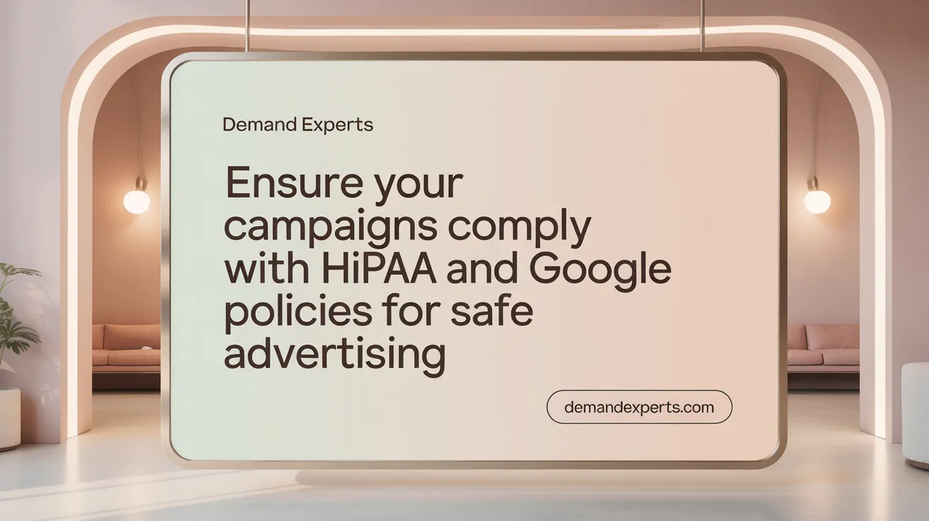 Ensure Your Campaigns Comply with HIPAA and Google Policies for Safe Advertising