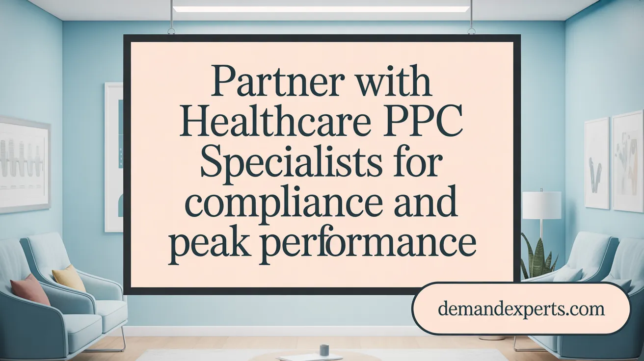 Partner with Healthcare PPC Specialists for Compliance and Peak Performance