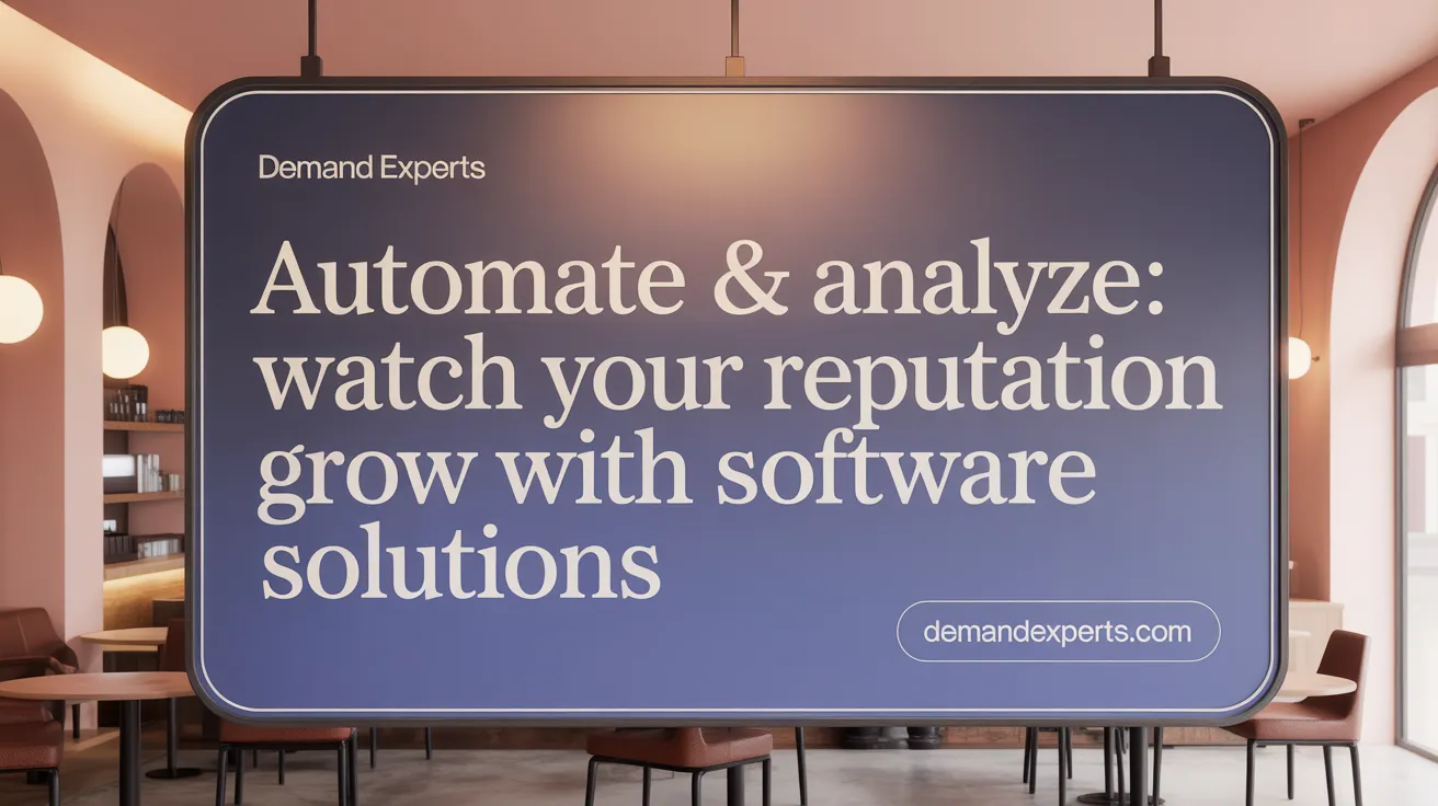 Automate &amp; Analyze: Watch Your Reputation Grow with Software Solutions