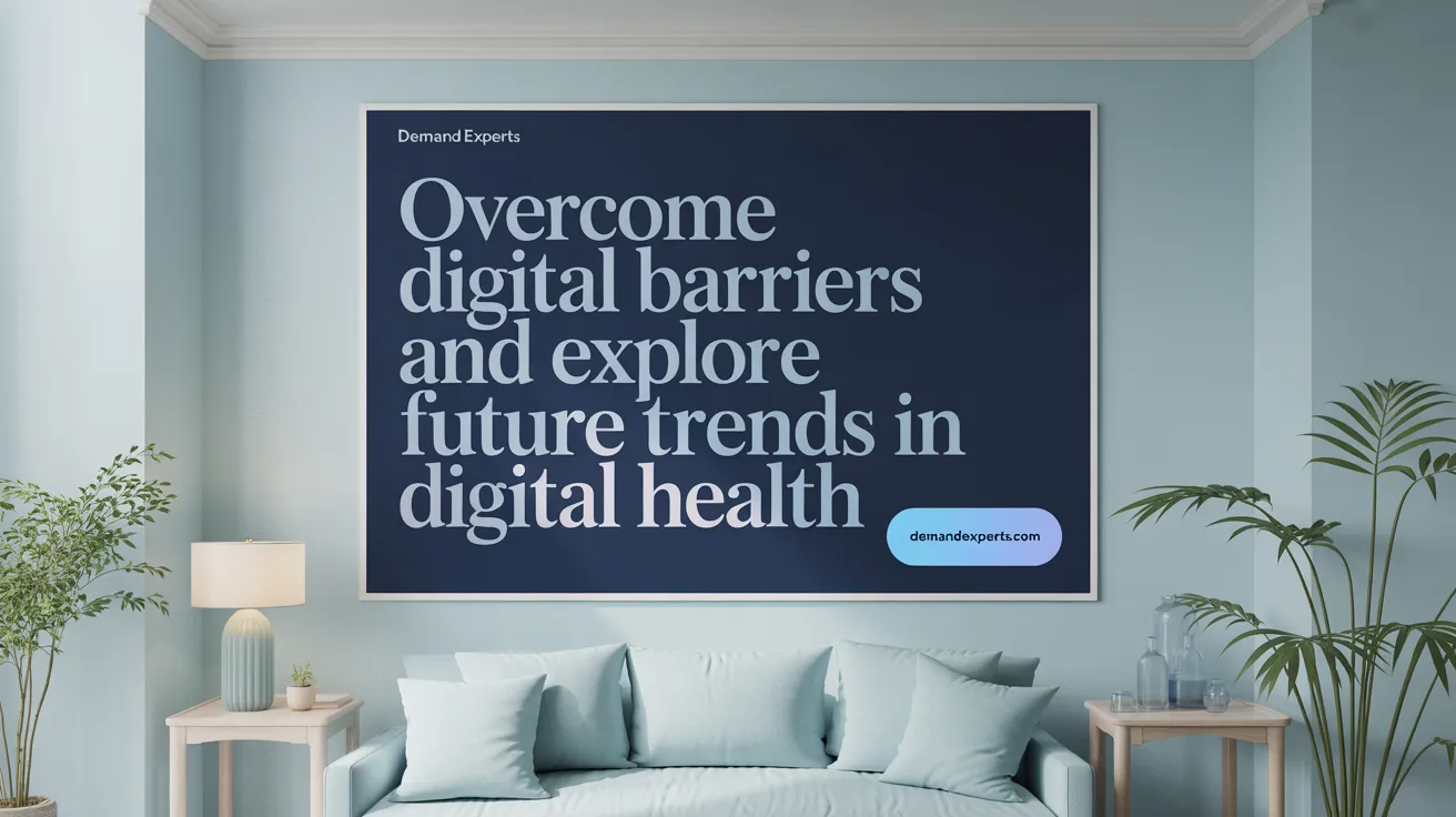Overcome Digital Barriers and Explore Future Trends in Digital Health