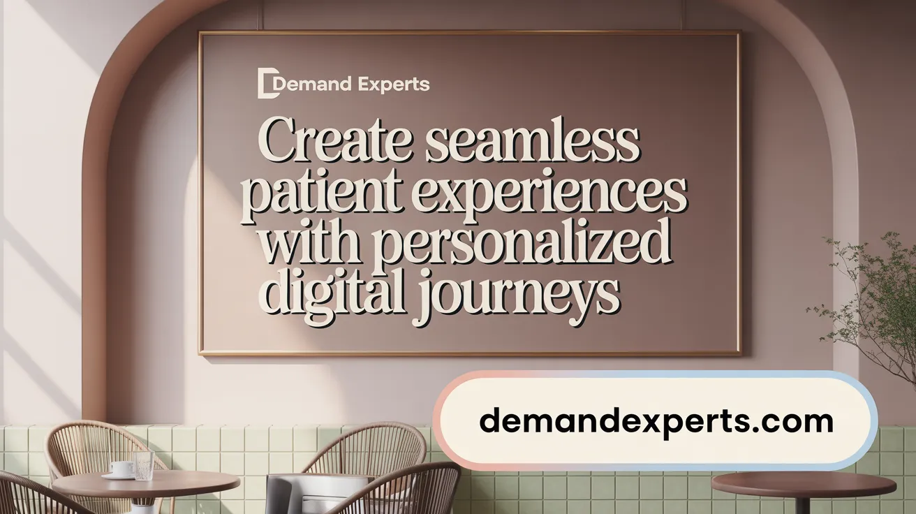Create Seamless Patient Experiences with Personalized Digital Journeys