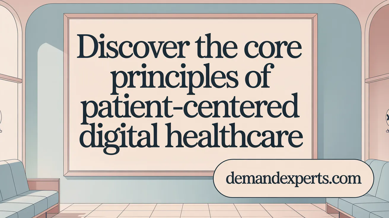 Discover the Core Principles of Patient-Centered Digital Healthcare