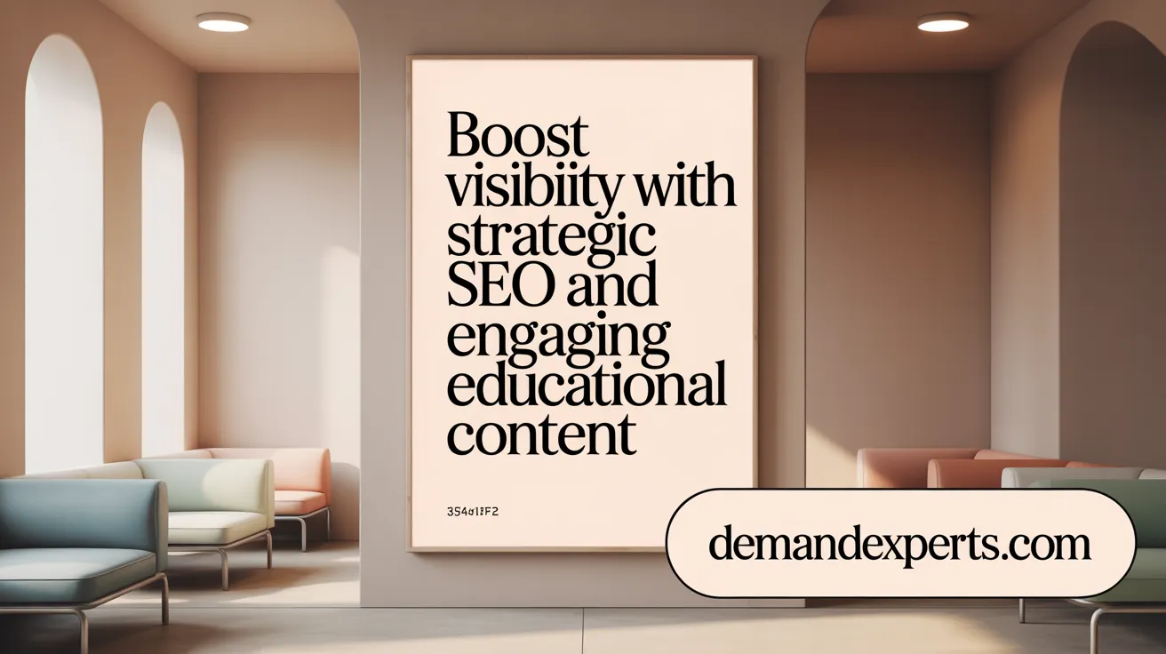 Boost Visibility with Strategic SEO and Engaging Educational Content