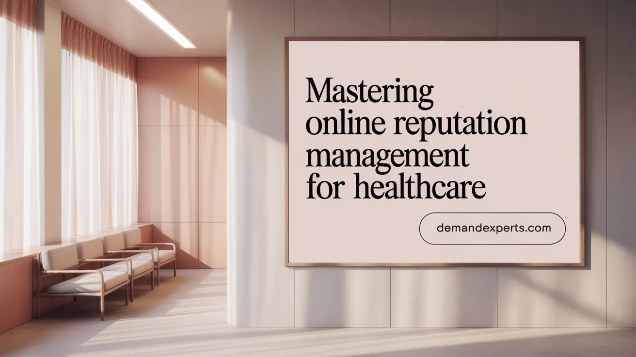 Mastering Online Reputation Management for Healthcare