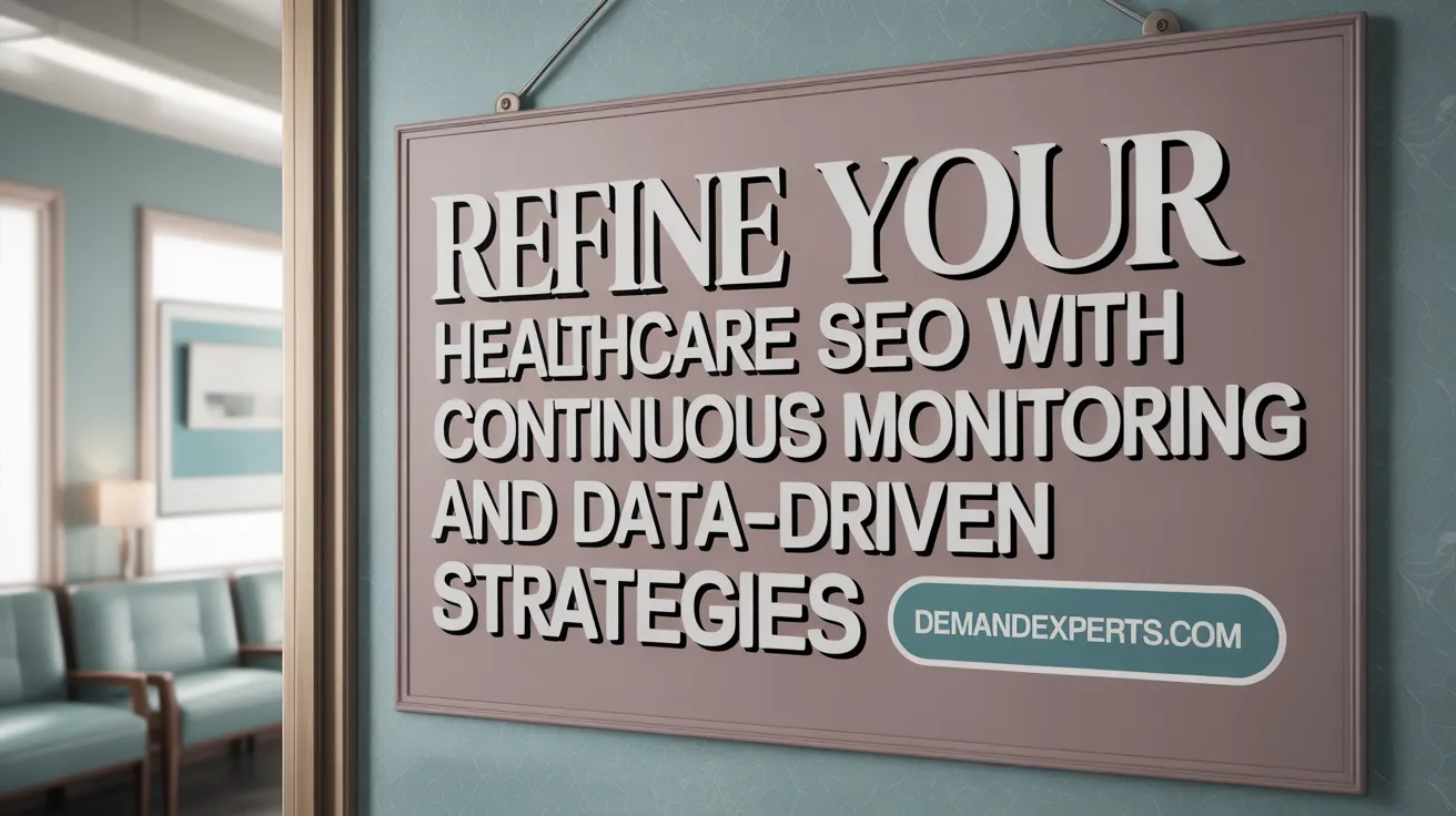 Refine Your Healthcare SEO with Continuous Monitoring and Data-Driven Strategies