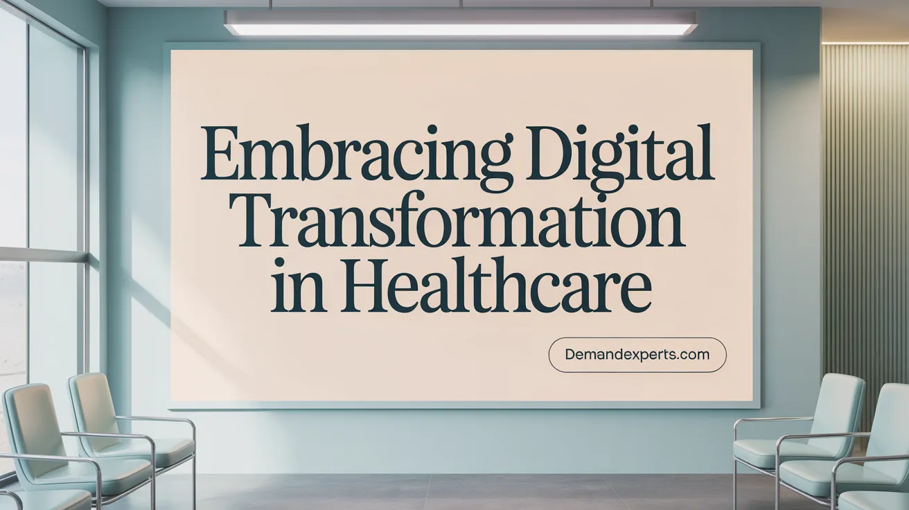 Embracing Digital Transformation in Healthcare