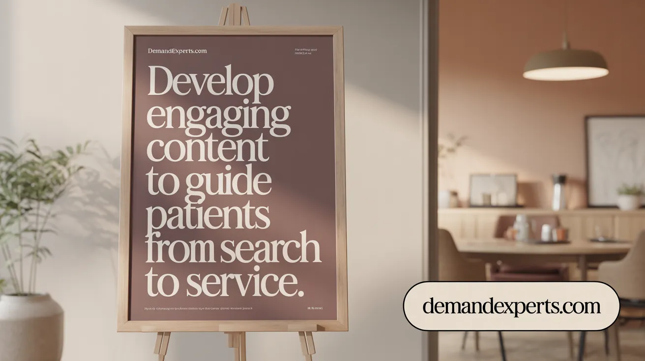 Develop Engaging Content to Guide Patients From Search to Service