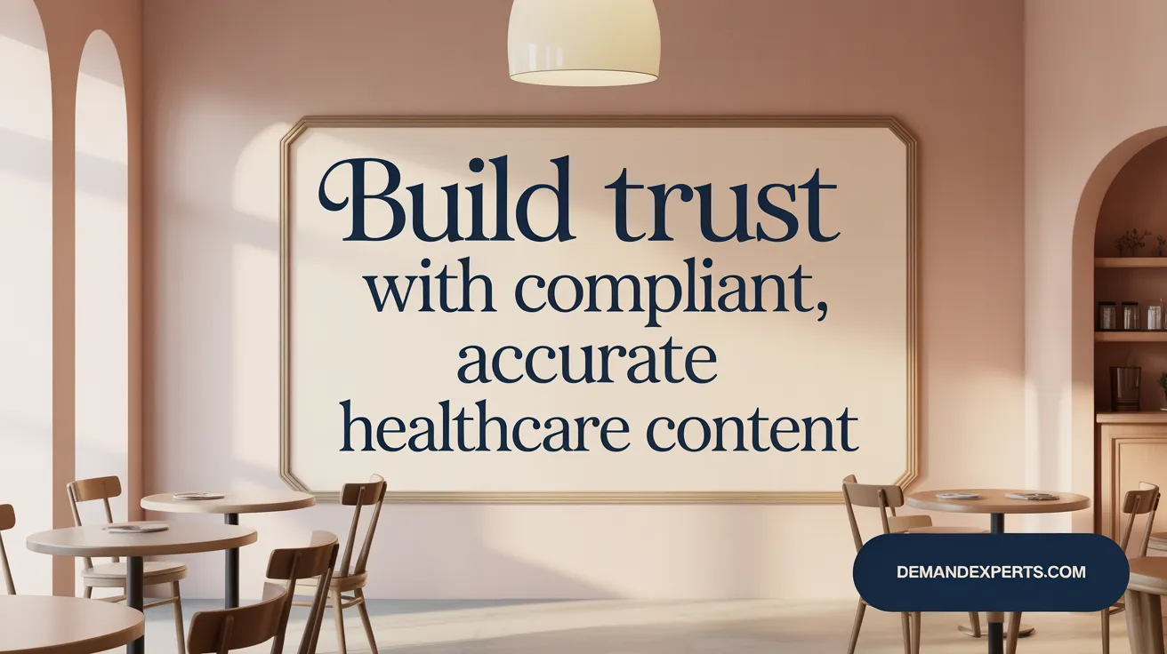 Build Trust with Compliant, Accurate Healthcare Content
