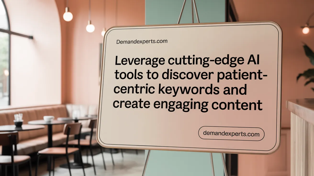 Leverage Cutting-Edge AI Tools to Discover Patient-Centric Keywords and Create Engaging Content