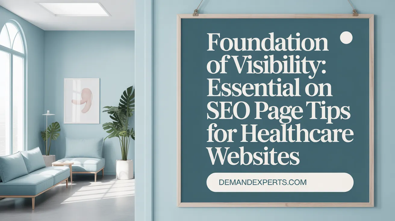 Foundation of Visibility: Essential On-Page SEO Tips for Healthcare Websites