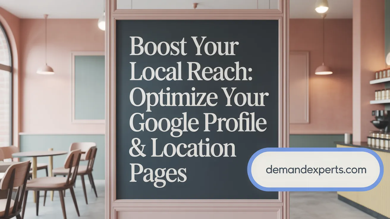 Boost Your Local Reach: Optimize Your Google Profile &amp; Location Pages