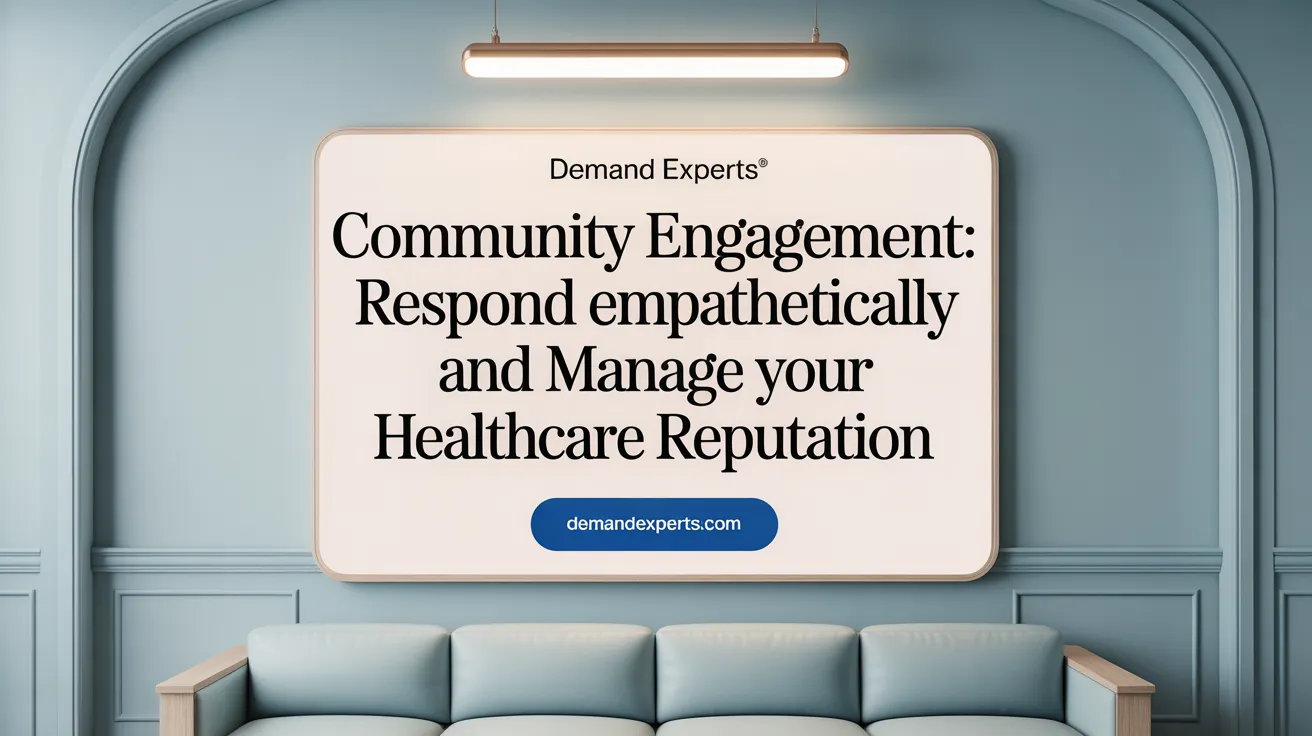 Community Engagement: Respond Empathetically and Manage Your Healthcare Reputation