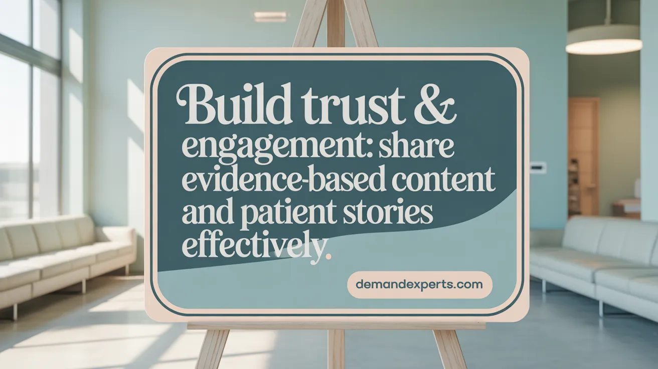 Build Trust &amp; Engagement: Share Evidence-Based Content and Patient Stories Effectively