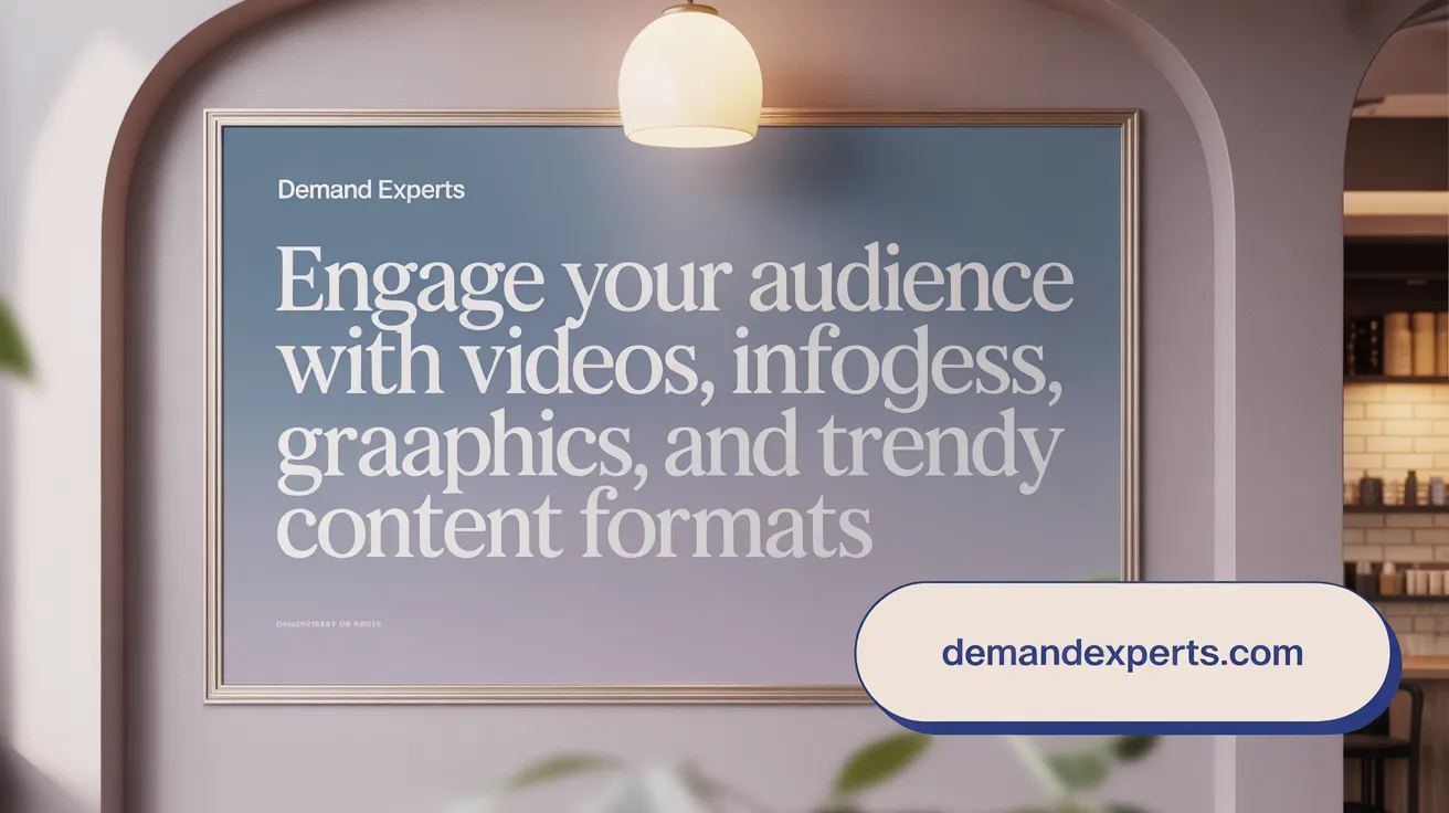 Engage Your Audience with Videos, Infographics, and Trendy Content Formats
