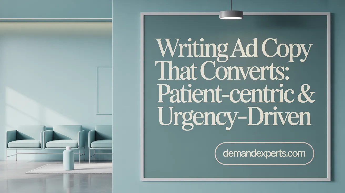Writing Ad Copy That Converts: Patient-Centric &amp; Urgency-Driven