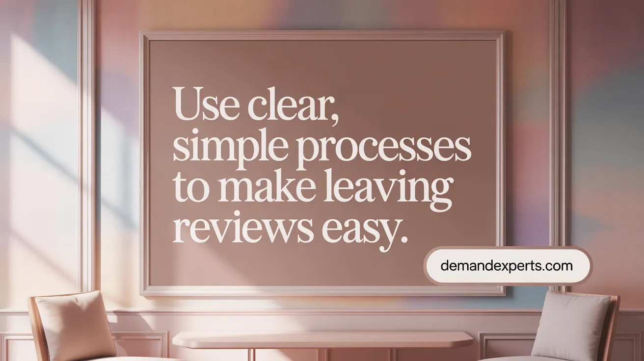 Use Clear, Simple Processes to Make Leaving Reviews Easy