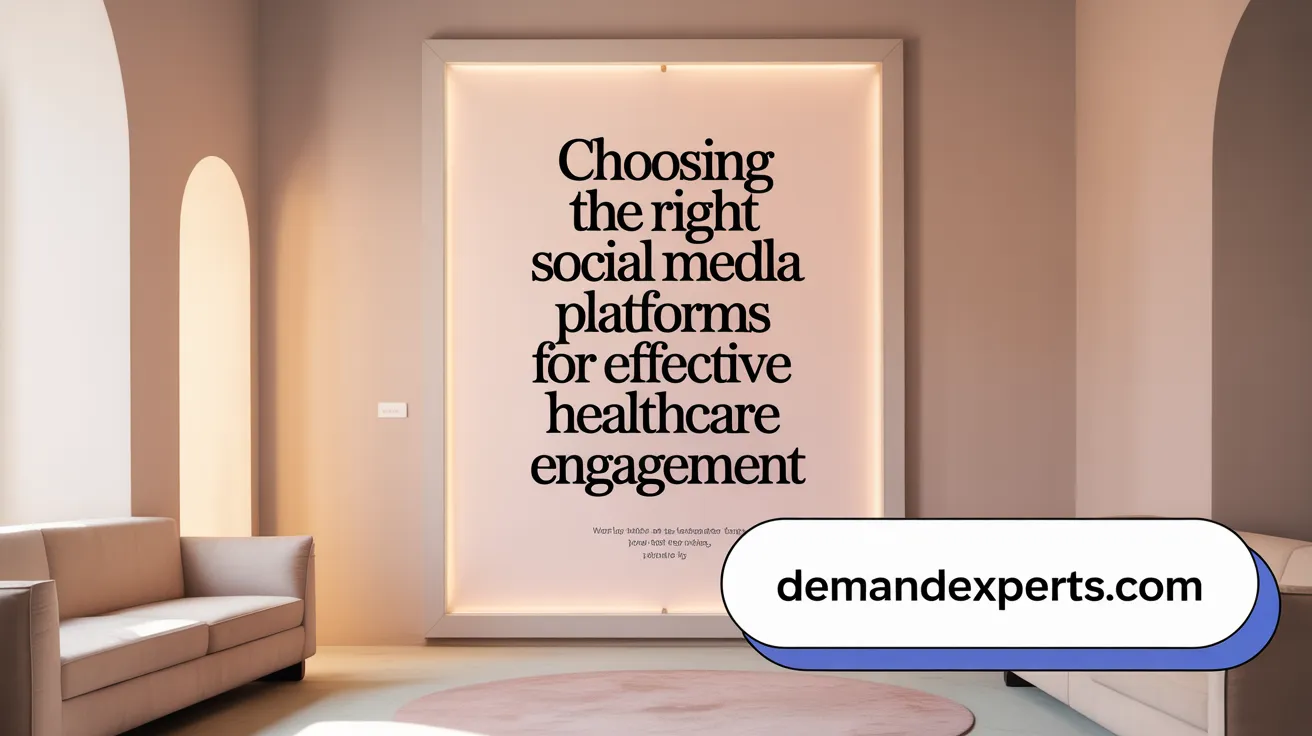 Choosing the Right Social Media Platforms for Effective Healthcare Engagement