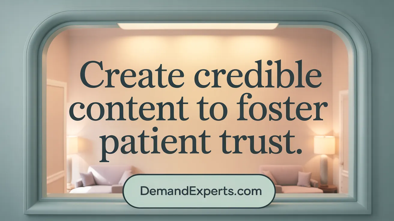 Create Credible Content to Foster Patient Trust