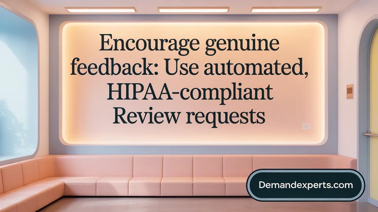 Encourage Genuine Feedback: Use Automated, HIPAA-Compliant Review Requests.