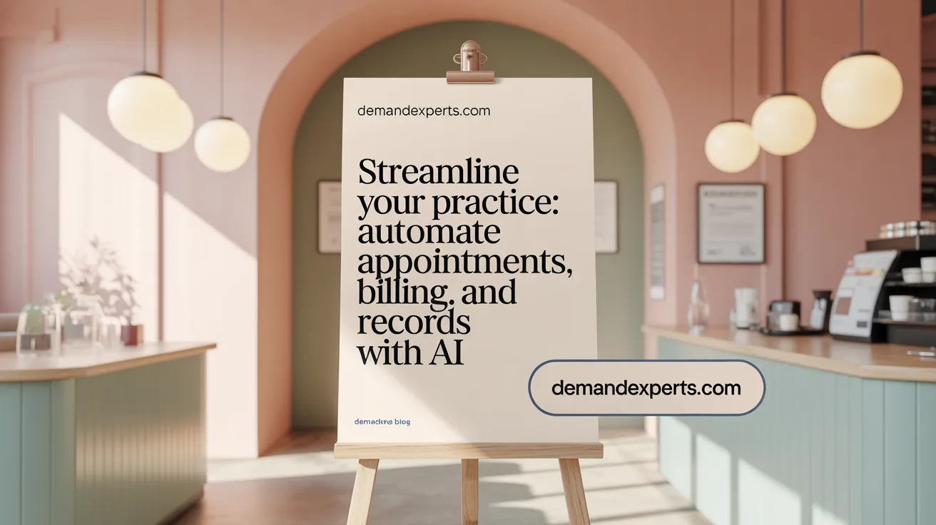Streamline Your Practice: Automate Appointments, Billing, and Records with AI