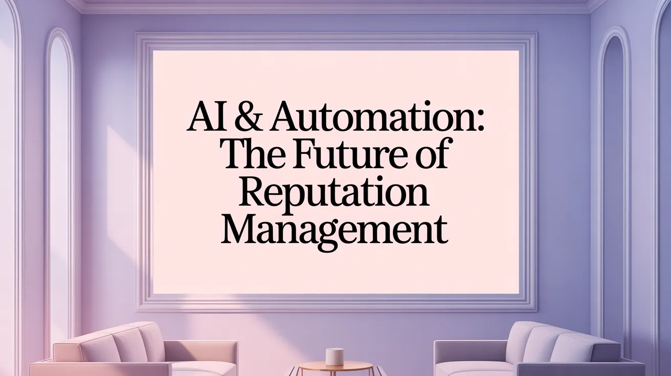 AI &amp; Automation: The Future of Reputation Management